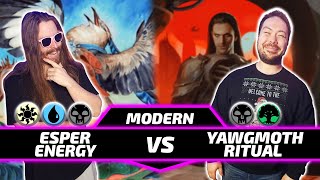 Esper Energy vs Yawgmoth Birthing Ritual Post NaduBam Modern MtG Gameplay 2024 [upl. by Nelluc814]