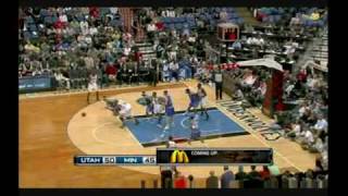 Corey Brewer Tribute Dunk On Derek Fisher [upl. by Eelahs]