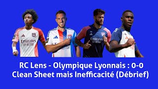 Lens  Olympique Lyonnais  0  0 Débrief [upl. by Menis329]