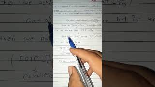 EDTA method 🔥🔥👈👈 Hardness of water Engineering Chemistry [upl. by Akirehc]