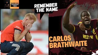 Carlos Brathwaite controversyCricket [upl. by Odlabu]