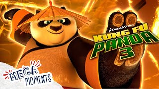 Kung Fu Panda 3 In Less Than 4 Minutes 🐼⚔️💚  Kung Fu Panda 3  Recap  Movie Moments  Mega Moments [upl. by Idas]