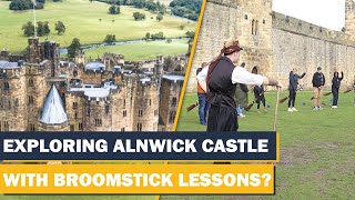 Alnwick Castle Tour  Harry Potter Quidditch Lessons Broomstick  Downton Abbey Transformers [upl. by Tracie84]