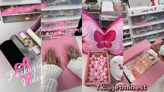 Small Business Order packaging ASMRLet’s packaging together🎀💕 [upl. by Anatnom251]