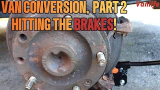 Transit van to camper conversion Part2 Braking and bodging vanlife travel camper vlog [upl. by Xerxes]