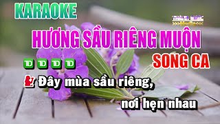 Karaoke Nhạc Sống  Hương Sầu Riêng Muộn  Beat Song Ca  Tone Gm   Hội Quán Karaoke [upl. by Llenreb]