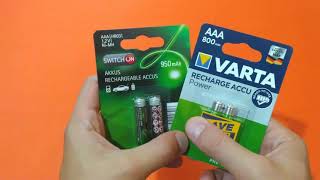 Cheap Rechargeable AAA Batteries Better Than Varta Recharge Power [upl. by Moreta]