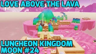 Super Mario Odyssey  Luncheon Kingdom Moon 24  Love Above the Lava [upl. by Huntington]