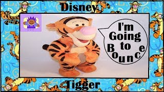 1998 Disney Winnie the Pooh Bouncing Tigger Plush By Mattel [upl. by Logan]