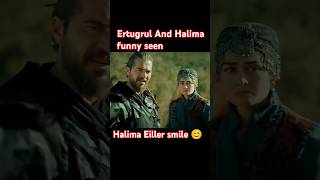 Ertugrul and Halima funny seen😊shorts feeds funnymoments [upl. by Aissatan]