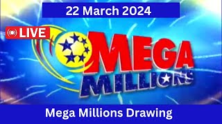 Mega millions live drawing tonight Friday 22 Mar 2024  Mega millions drawing results live draw [upl. by Siffre390]