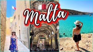 MALTA VLOG 🇲🇹 Travel Guide Things To Do Tips Valletta Mdina Blue Lagoon Gozo Comino 3 Cities [upl. by Araeit]