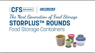 StorPlus™ Round Food Storage Containers [upl. by Ihtak383]