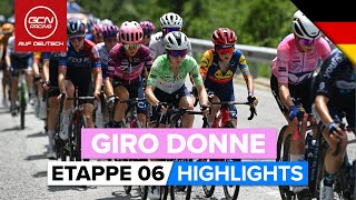 Giro Donne 2023 Highlights  Etappe 6 [upl. by Nevada8]