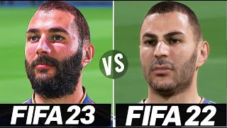 FIFA 23 vs FIFA 22  Gameplay Comparison [upl. by Weldon5]