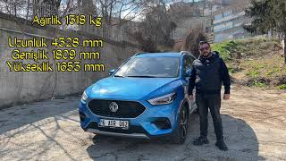 MG ZS BENZİNLİ MANUEL VİTES COMFORT VERSİYON 2022 DETAYLI İNCELEME [upl. by Noira]