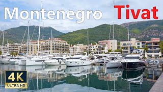 Tivat 🇲🇪 Porto Montenegro 4K Walking Tour September 2021 [upl. by Marston241]