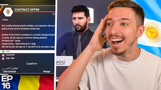 ROMANIA IL VREA PE MESSI SELECTIONER SI JUCAM PROMOVAREA IN SERIE A CARIERA CU MESSI 16  FIFA 23 [upl. by Launam732]