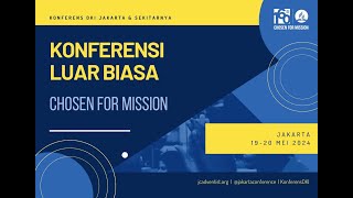 LIVE Teaser  KONFERENSI LUAR BIASA Konferens DKI Jakarta amp Sekitarnya [upl. by Asilegna]