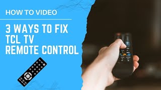 TCL Remote Not Working with TV  3 Ways to Fix it [upl. by Anilrahc459]