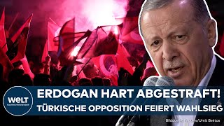 SCHOCK FÜR ERDOGAN FrustWahl in der Türkei Zerknirschter Präsident gesteht herbe Niederlage ein [upl. by Janos]