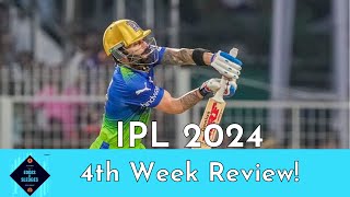 IPL 2024 Fourth Week Review MS Dhoni undefeated Kohli fined while SRH break batting records [upl. by Suhail701]