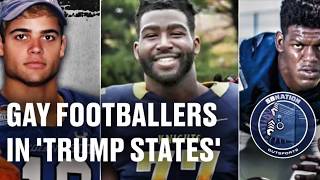 Gay football players come out in Trump states [upl. by Disraeli]