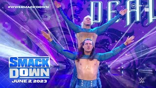 Pretty Deadly entrance with a new theme song WWE SmackDown June 2 2023 [upl. by Alica]