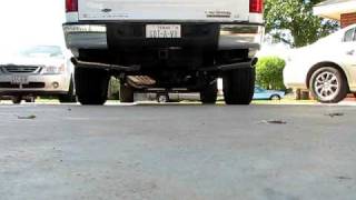 08 silverado 53 exhaust dynomax bullets Revs [upl. by Cassella]