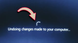 Undoing Changes Made to your computer  حل مشكلة عدم اقلاع ويندوز 10 [upl. by Peters]