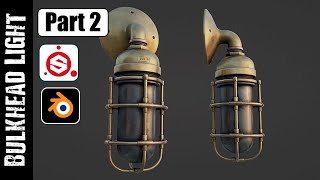 BLENDERSUBSTANCE PAINTER BULKHEAD LIGHT PART 2 [upl. by Havens]