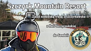 SMR Szczyrk Mountain Resort 2024 zjazd trasą 3 quotSzczyrkowska IIquot Z Hali Skrzyczeńskiej do Gondoli [upl. by Atauqal]