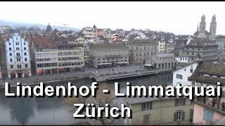 Zürich Lindenhof Limmatquai [upl. by Rambort]