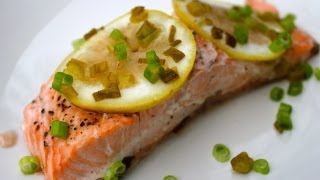 Lemon Baked Salmon Recipe [upl. by Runck]