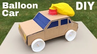 How to Make Amazing Balloon Powered Car  Air Car [upl. by Llorre216]