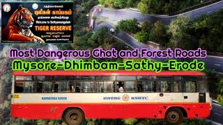 🚌KSRTC SARIGE DHIMBAM GHATS TRAVEL VLOG Mysore to ErodeSathyamangalam Tiger ReserveNaveen Kumar [upl. by Eniahpets163]