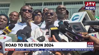 Road to Election 2024 Dr Bawumia Mahama and 6 others file nomination forms  The Pulse [upl. by Kucik46]