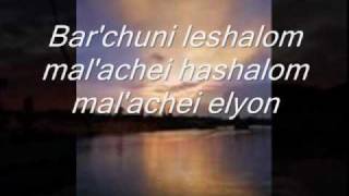 SHALOM ALEICHEM with Lyrics Sung by Susana Allen [upl. by Merna]