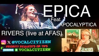 EPICA Feat APOCALYPTICA  RIVERS live at AFAS Live reaction [upl. by Ori]