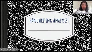 Forensic Handwriting Analysis [upl. by Anidal98]