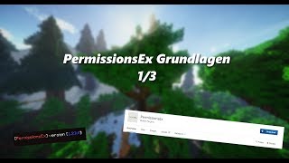 PermissionsEx Grundlagen  Pex Tutorial 13 [upl. by Justinian]