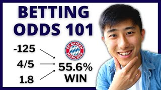 Betting Odds Explained  Sports Betting 101 [upl. by Jeminah]