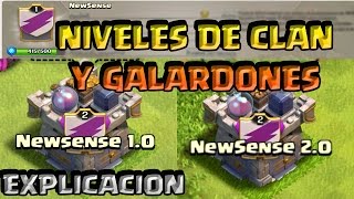 NIVEL DE CLAN Y GALARDONES  EXPLICADO  A por todas con Clash of Clans  Español  CoC [upl. by Assirhc]