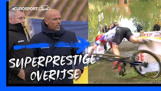 CycloCross Superprestige Overijse 2023  Crash On The Final Lap 😳  Mens Highlights  Eurosport [upl. by Nanor443]