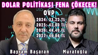 DOLAR POLİTİKASI FENA ÇÖKECEK Dolar 2027de 4686 TL olacak  MURAT MURATOĞLU  BAYRAM BAŞARAN [upl. by Anaiv144]