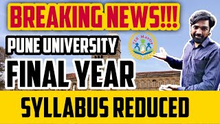 SPPU Syllabus reduced final year students Good news  Science  Y2K MantrÅ [upl. by Urbana925]