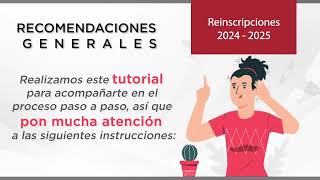 Reinscripciones 2024  2025 [upl. by Zipnick]