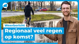 Weerbericht vrijdag regionaal veel regen [upl. by Fablan53]