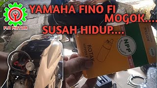 CARA MENGATASI YAMAHA FINO FI SUSAH HIDUP [upl. by Talyah]