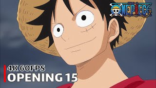 One Piece  Opening 15 【We go】 4K 60FPS Creditless  CC [upl. by Chaddy]